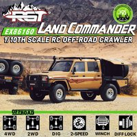 Original RGT EX86160 LC79 Lano Commander 1/10 4WD RC Car Simulation Remote Control Electric Off road Climbing Vehicle Model Gift
