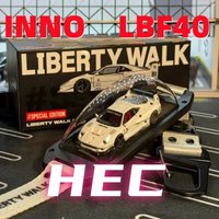HEC 1:64 North Exhibition Exclusive LB F40 Wearable Alloy Cast Micro-Scale Simulation Vehicle Model, New Arrival in Stock