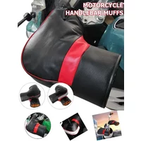 AliExpress Motorcycle Handlebar Cover Winter Battery Bike Windshield Gloves Windproof Warm Handle Thickened Reflective Strip