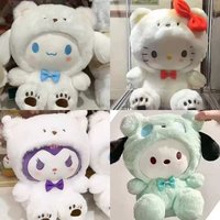 25cmSanrio Plush Kawaii Sanrio Kuromi My Melody Cinnamoroll Plush Toys Doll Pillow Anime Cartoon Kids Gifts Room DecorationDolls