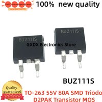 10-20-30-40-50 pcs/lot 100% new BUZ111S UZ111S TO-263 55V 80A SMD Triode D2PAK TO263 MOS Transistor