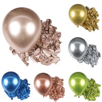 18/12/10/5inch Metal Balloons Chrome Metallic Latex Balloons For Birthday Balloons Baby Shower Graduation Party Decorations