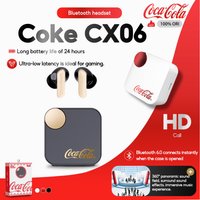 Coca-Cola CX06 TWS Bluetooth Earphones Retro Style In Ear Wireless Headset With Microphone For Sports
