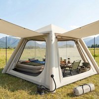 Portable Inflatable Tent Foldable Outdoor Camping Overnight Gear Thickened Waterproof for Hiking And Backyard Picnics