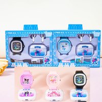 Hello Kitty Children Watches Student Watch with wireless headset kids Stitch Clock Youth Fashion Watch festival gift