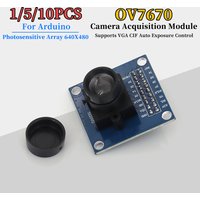 1/5/10PCS OV7670 Camera Module OV7670 Microcontroller Camera Acquisition Module for Arduino