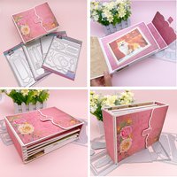 Alinacutle Rectangle Album Metal Cutting Die Cut Etched Dies Valentines Scrapbooking Paper Craft Album Handmade Template