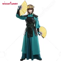 Miccostumes Women's Warrior Outfit Cosplay Costume Warrior Cosplay Outfit Suit with Handguard and Headwear