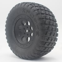 4pcs 1/10 Short Course Truck Tires Tyre Wheel With 12mm Hex For Slash Arrma Senton HuanQi 727 Vkar 10sc Hpi Rc Car