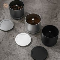 Coffee Dosing Funnel Aluminum Alloy Blind Shaker Fit 58mm Portafilters Espresso Dosing Cup Home Barista Tools