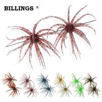 BILLINGS 2PCS 5cm1.7g Highly elastic Lure Floating Sea Urchin Soft Bait Bionic Soft WormTPELure Bait for Sea Fishing