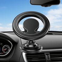 360°Rotatable Magnetic Car Phone Holder Instrument Panel Air Outlet GPS Phone Stand Mount For iPhone 16-12 Samsung S24 Xiaomi 15