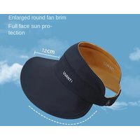 Fashion UV-proof Summer Sun Cap Double Sided Wearable Big-brim Beach Hat Foldable Hat