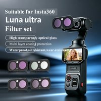 Magnetic Lens Filter For Insta360 Luna Ultra UV CPL ND 1/4 Black Mist Night Filter Vlog Filter Kit Insta 360 Camera Accessories