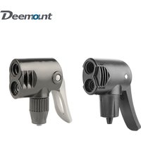 Bicycle Hand Floor Pump Nozzle Adapter Plastic Schrader/Presta Dual Head Convertor for MTB Road Bike Scooter Ball Inflation