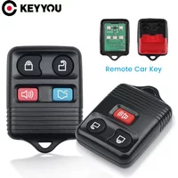 KEYYOU 4 Buttons Remote Car Key Keyless Entry 315/433Mhz For Ford Focus Mustang Escape F150 Explorer 2001 2007