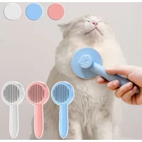 Cats Brush for Shedding Long Short Hair Self Cleaning Pet Slicker Brush Cat Grooming Massage Brushes Dog Grooming Comb
