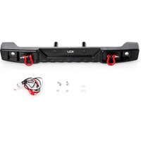 LCX Racing 1/10 RC Crawler Aluminum Rear Bumper for RC Car Axial SCX10 III Upgrades Parts Accessories