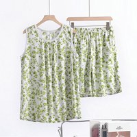 XL-6XL Summer Loungewear Pyjamas Elegant Women's Pajama Sets Female Cotton Satin Sleepwear Pjs Nightwear Homewear Fashion