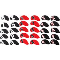 10Pcs/Set Number Golf Iron Head Cover Set Neoprene Golf Club Iron Protective Headcover
