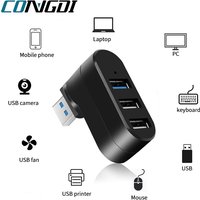 Wireless 3 in 1 USB 3.0 2.0 Hub Adapter for Laptop Notebook 3 Ports USB Splitter Mini U Disk Reader PC Computer Accessories