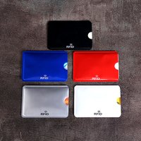 New Unisex Anti Rfid Credit Name Bank Id Bag Cover Holders Women Men Identity Protector Case Portable Business Cards Card Holder