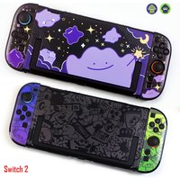 2025 New Limited Hard Shell Case for Switch 2 Console, Anti-slip Protection Skin Case for Joy Con 2 Controller w/ Free Caps