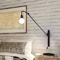 Potenz Wand leuchte Loft American Retro Pipe Licht Nacht bett Langarm Schaukel Beleuchtung E27 Künstler Dekor Küche Wand dekor Licht