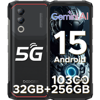 DOOGEE Blade20 Turbo 5G Rugged Phone 6.6" Gemini Al Dimensity 7050 10300mAh 8GB 256GB 50MP Camera Android 15 NFC Mobile Phone image 4