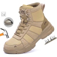 Indestructible Security Protective Boots Men Comfortable Breathable Construction Working Boots Anti-Puncture Work Safety Shoes