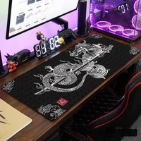 Large Dragon Mousepad Gamer Office Mouse Pad Gaming Room Accessories Desk Mat Art Keyboard Mats Mausepad Washable Mats