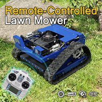 Customized 550H Mini Lawn Mower Wireless Cutter Anti-slip Track Low Noise Home Yard Garden Strong Climbing Ability CE Approved