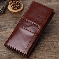 SCHLATUM Women Leather Wallet Long Multifunction Business Card Holder Purse Brand Fashion Female Purse
