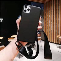 Candy Strap Case For iPhone 17 16E 16 14 15 13 11 Pro Max 12 Mini XS Plus Crossbody Lanyard Rope Soft Silicone Shockproof Cover