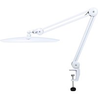 LED Task Desk Lamp 19 Inches Metal Swing Arm Eye-Caring Lash Extensions Lamp 117PCS LEDs for Nail Crafts Reading Head Work Lamp image 4