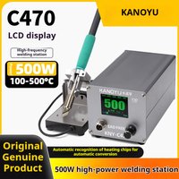 C470 soldering station, high-power 500W soldering iron, anti-static repair, constant temperature adjustment soldering iron image 4