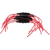 10 pcs Inline Fuse Holder 220v ATC/ATO Car ATV Fuse TAP Adapter Waterproof Quick-Blow Glass Fuse Holder with 22 AWG Wire XF30