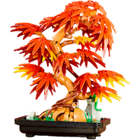 1023PCS Welcoming Pine Red Leaf 2-in-1 MOC Building Blocks DIY 3D Botanical Model STEM Educational Toy Birthday Christmas Gift