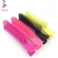 2Pcs Professional Hair Grip Clamps Salon Hair Section Cutting Clips Comb Hair Pins Styling Home DIY Barrette Barber Dyeing Perm