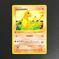 Proxy 1999 P.M SPANISH CHARMANDER 1ST EDITION 46 CHARMELEON Collectibles Card RARE Single Card Classic Game Anime Cards Toys