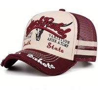 Summer Mesh Breathable Trucker Hat for Men Women Outdoor Sports Baseball Cap AdjustablePrint Embroidery Dad Hat