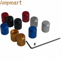Aluminum Alloy Knob Power Amplifier HIFI Audio Amplifier Volume Potentiometer CD Knob 12X15mm 5Pcs