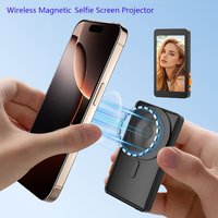 Smartphone Magnetische Monitor Bildschirm Drahtlose Telefon Bildschirm Projektor Telefon Hinten Kamera Selfie Für Vlog Live-Stream Video Aufnahme