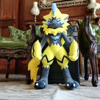 75cm Pokemon Large Plush Toys Zeraora Anime Doll Cute Pokémon Ornament Plushie Kawaii Pillow Birthday Gift for Children Kids