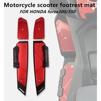 Motorcycle footboard footpads accessories scooter footrest mat for HONDA forza300 forza350 2018-2023