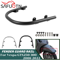 For GTS300 GTS250 GTV300 Front Fender Guard Rail For Vespa GTS 300 250 2008-2022 Motor Mudguard Rack Bracket Protector Crash Bar