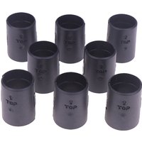 16Pcs/8Pairs Shelving Sleeves Wire Shelving Shelf Lock Clips Fixed Plastic Clip For Wire Shelving System Home Shelf Accessories
