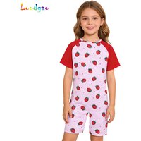 Adaptive Clothing for Kids Girls Boys Special Needs Autism Sensory Jumpsuit Cute Printed Soft Anti-Strip Romper Bodysuit Unitard