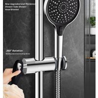 New Adjustable Shower Head Holder 16mm- 27mm Universal Bracket ABS Chrome Plated Hand Shower Rail Slider Clamp