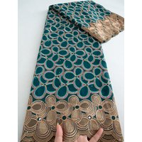 African Cotton Lace Fabric High Quality Embroidered Nigerian Swiss Voile Lace Fabric 2025 French Party Dress for Women A4210